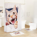 16-Pc Cat Bath Set with Memory Foam Rugs