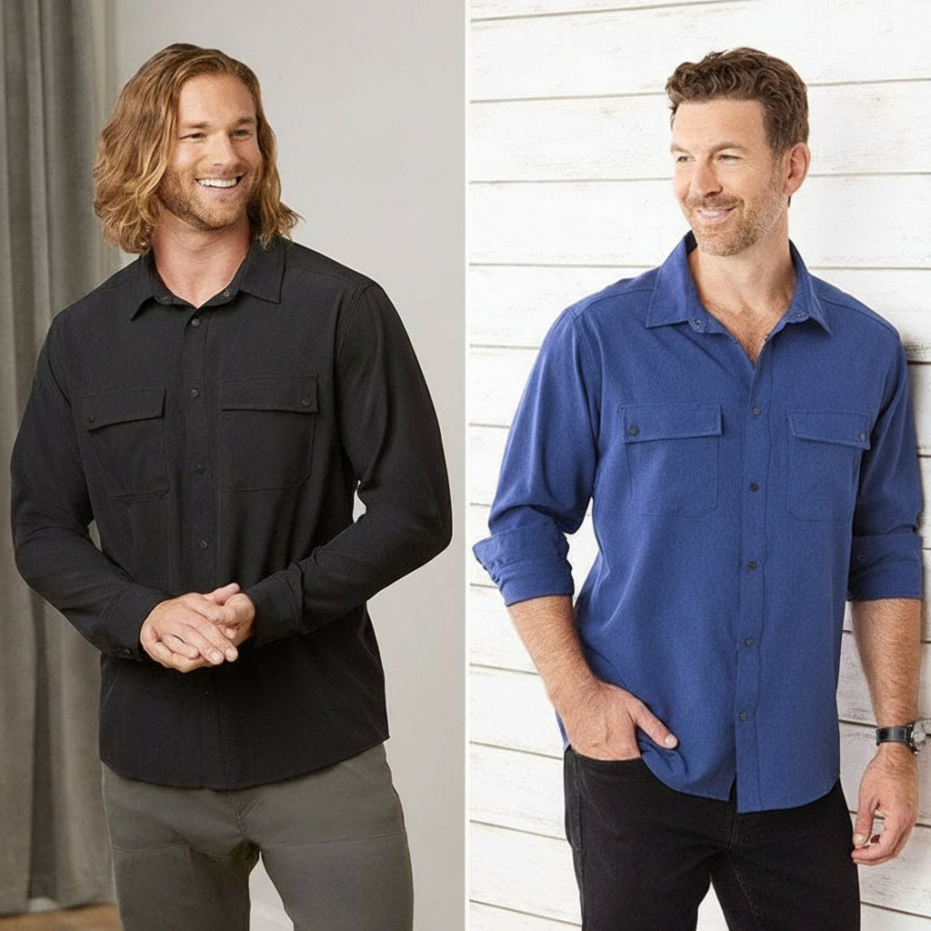 Men's Button-Up Long Sleeve Shirt U894978
