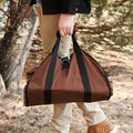 Firewood Carrier And Storage Bag With Carry Straps