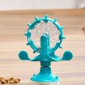 Spinning Windmill Cat Treat Dispenser With Suction Cup