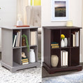 Square Country Style Accent Table with Storage 19"W x 15"D x 24"H