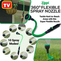 Zippi™ 360° Flexible Spray Nozzle with 10 Versatile Spray Modes