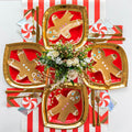 Disposible Gingerbread Men Dessert Plates or Peppermint Napkin Set