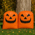 Halloween Jack-O-Lantern Leaf Lawn Bag - 24" x 30"