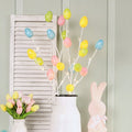 Pastel Easter Egg Lighted Branches, Set of 2, Battery Operated W1138