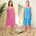 Women's Loose Dress with Spaghetti Straps