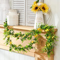 Lighted Bee and Yellow Flower Garland, Battery Operated A438