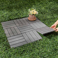 Interlocking Gray Tiles - Set of 9 J77731