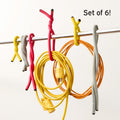 Ideaworks® Gorilla Ties - Multi-Size Flexible, Durable, Reusable, Set of 6