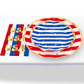 Patriotic Party Paper Dinnerware Plates and Napkins Set W806