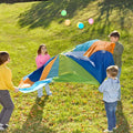 Giant Rainbow Parachute for Kids - Durable Nylon with Handles and Balls