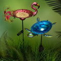 Solar Birdbath Feeder with Garden Stake W89718