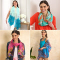 Women's Sheer and Lightweight Chiffon Scarf
