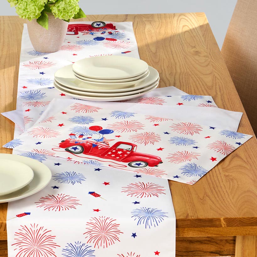 Red Truck Placemats, Set of 4 C234