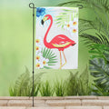 Flamingo Garden Flag with Pole G953