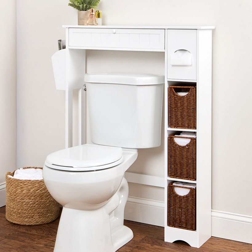 Over-the-Toilet Storage with 3 Baskets I479