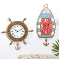 Nautical Boat Helm Wheel Pendulum Clock B216