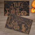 Haunted Halloween Rubber Doormat