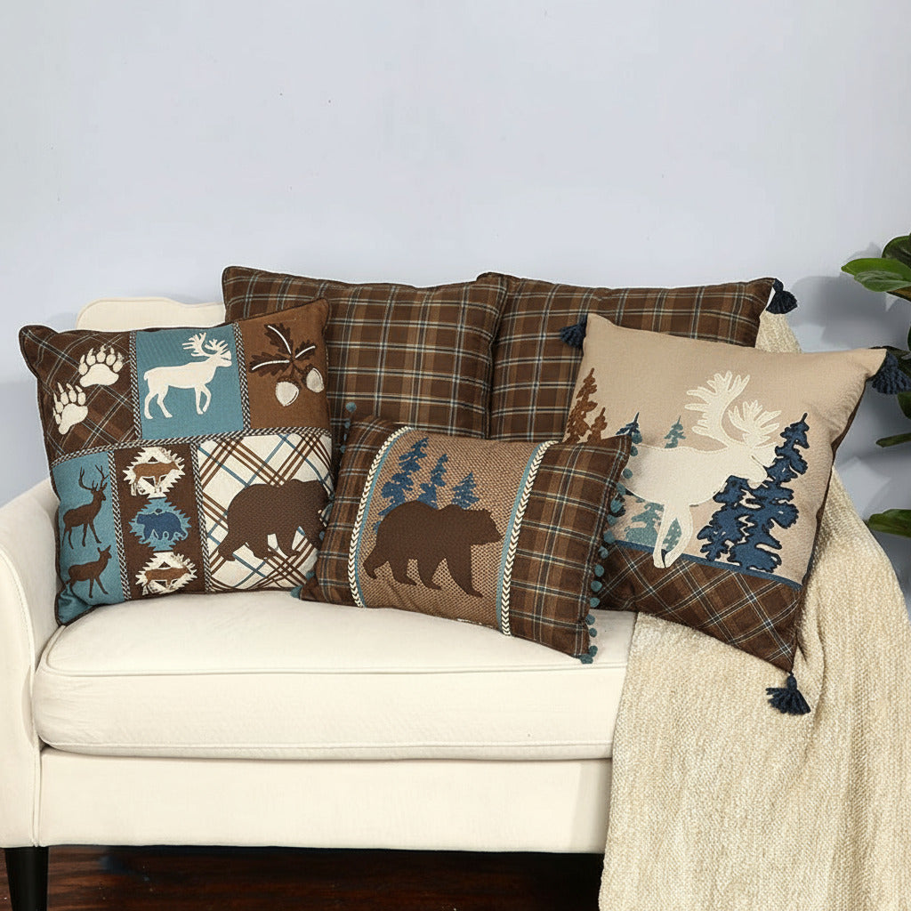 Embroidered Decorative Pillow S160917