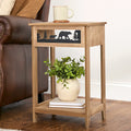 Rustic Lodge Side Table W43371