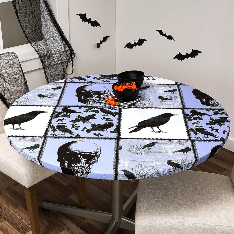 Halloween Tablecloth with Flannel Backing W387035