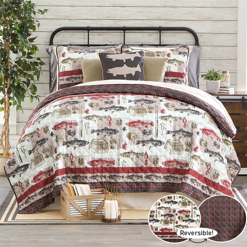 Reversible Full/Queen or King Quilt I2330