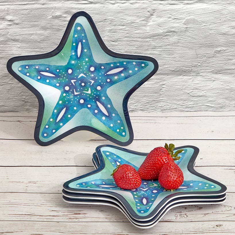 Melamine Salad Plates Set of 4 G87794