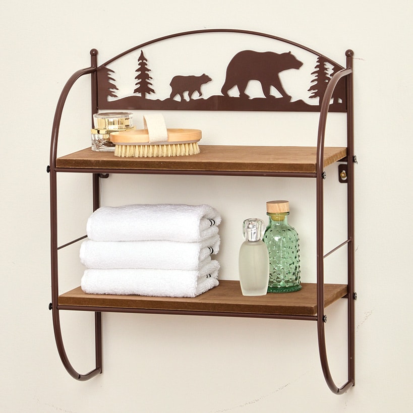 Bear Wall Shelf Rack Q4097