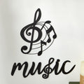 Stylish Metal Music Wall Art Decor Set of 2