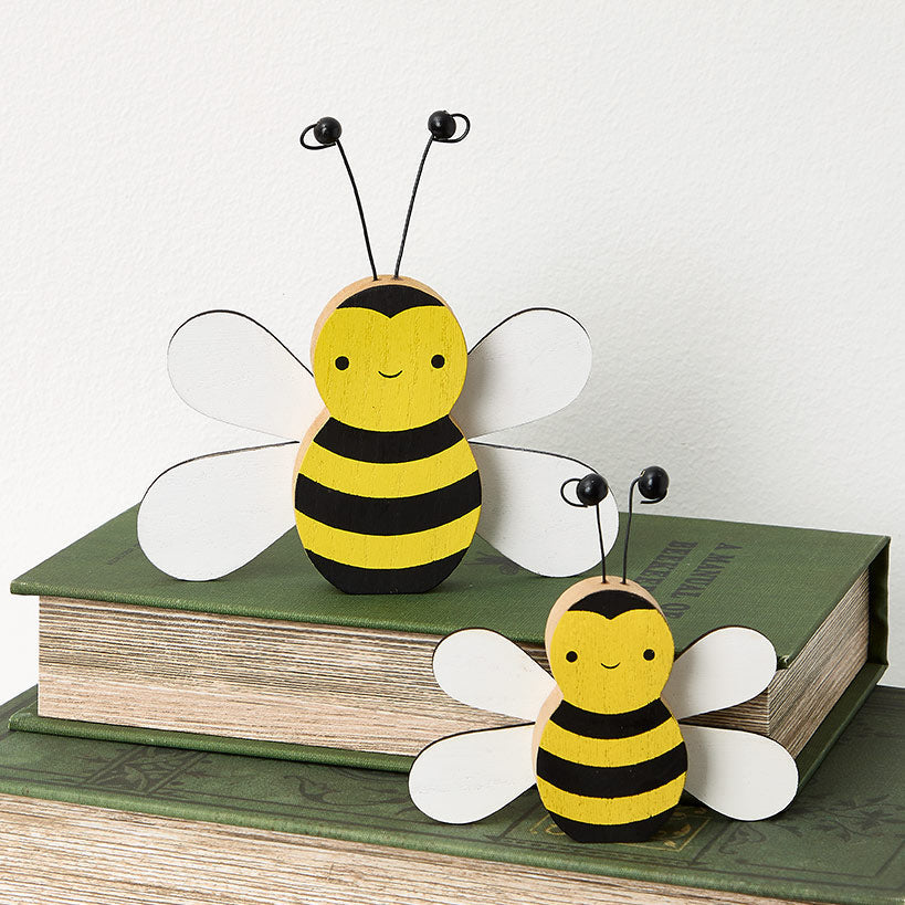 Whimsical Honeybee Pair Decor