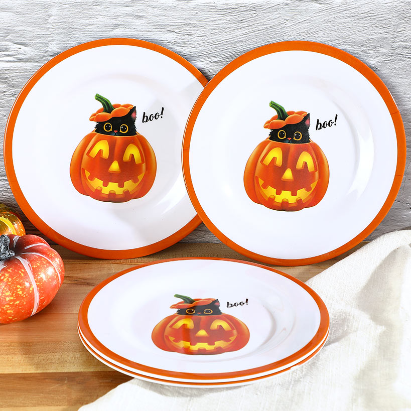 Halloween Dessert Plate Set L586568