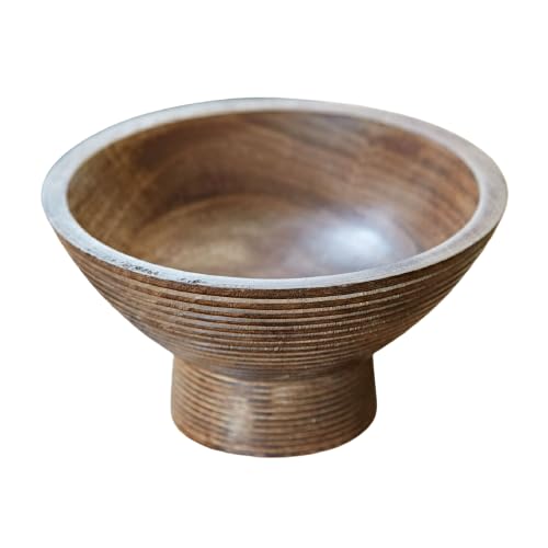 Wooden Mango Wood Serving Bowl K4645