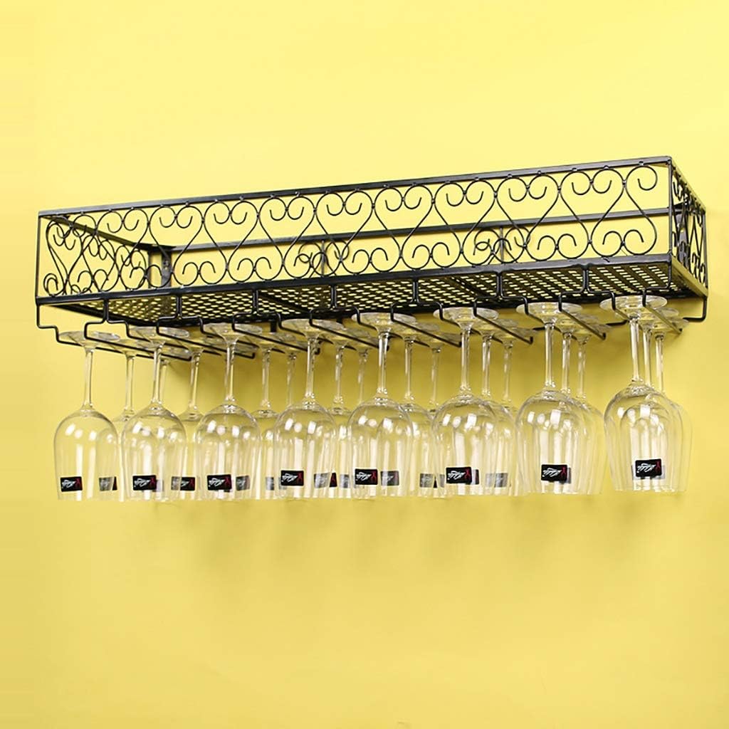 Metal Wall-mounted Wine Rack (120cm) C43409