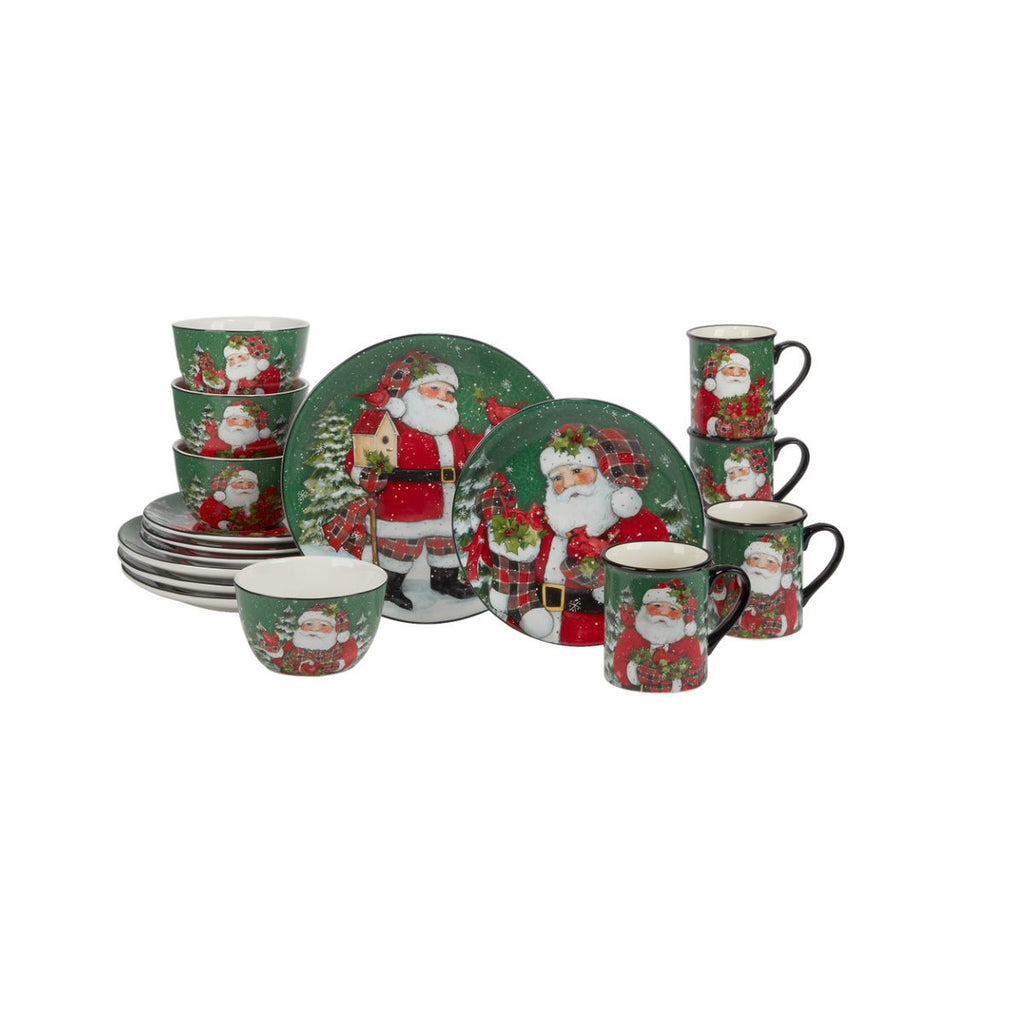 16 Piece Christmas Dinnerware Set F147618