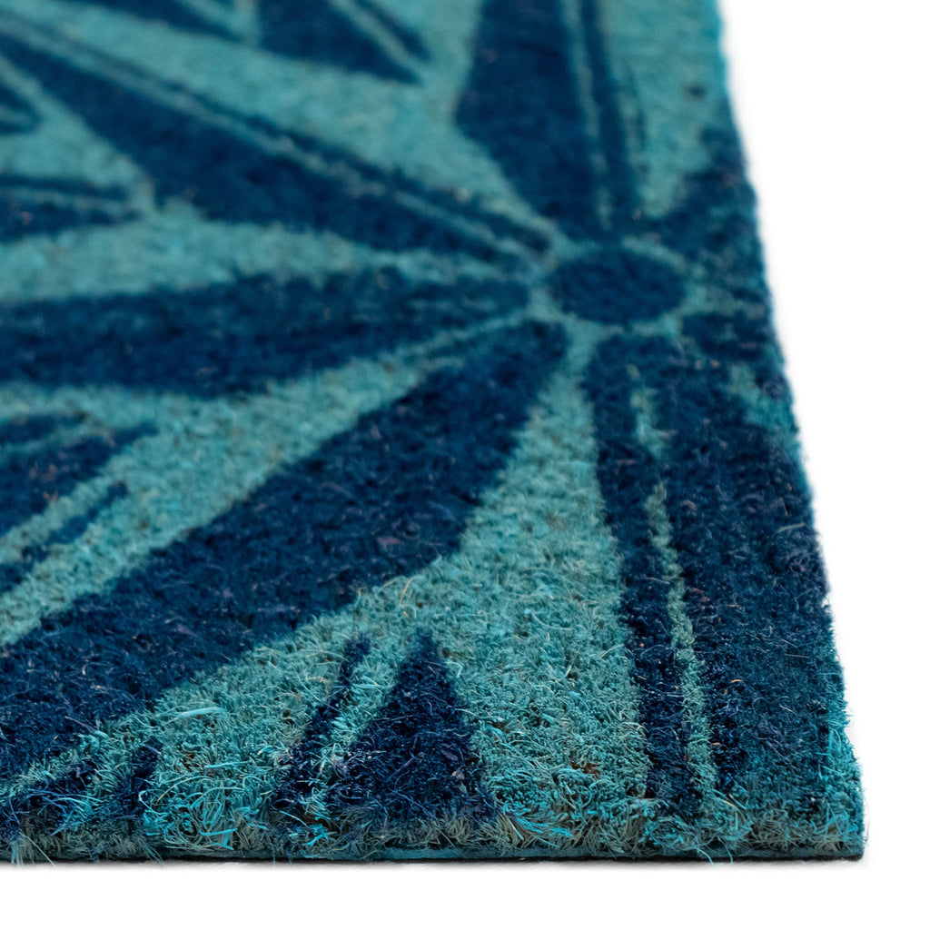 Natura Compass Coir Doormat with Non-Skid Backing