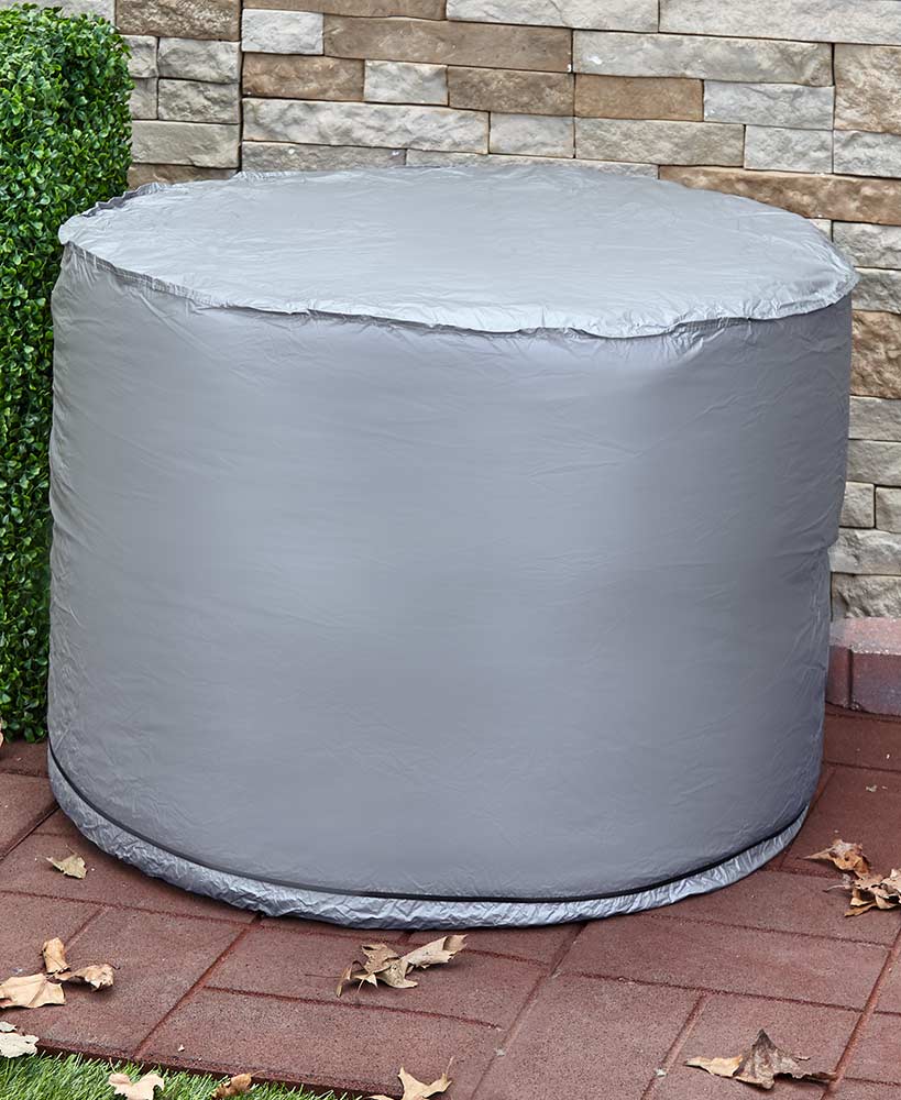 Outdoor Air Conditioner Covers with Elastic Edge G240143
