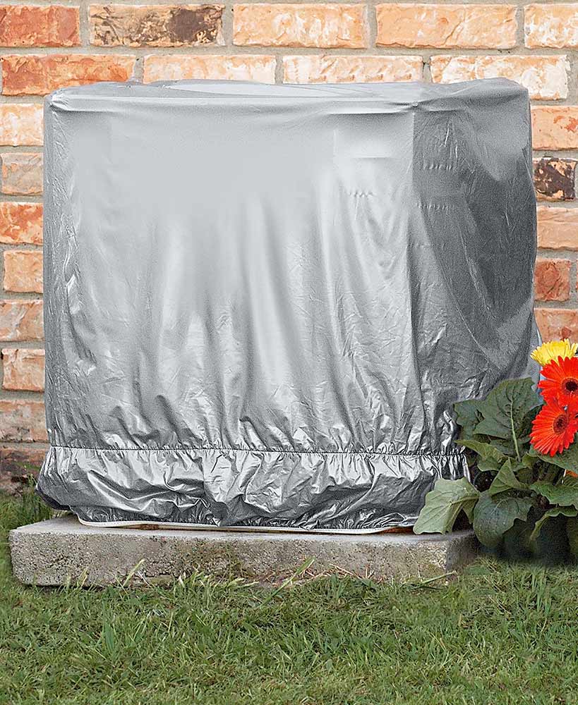 Outdoor Air Conditioner Covers with Elastic Edge G240143