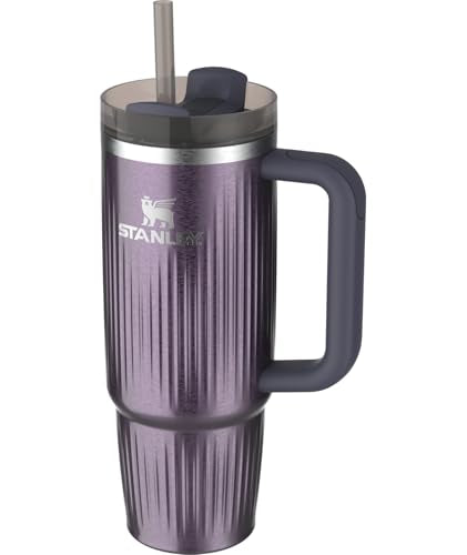 30 oz Insulated Stainless Steel Tumbler with Handle and Straw P35977