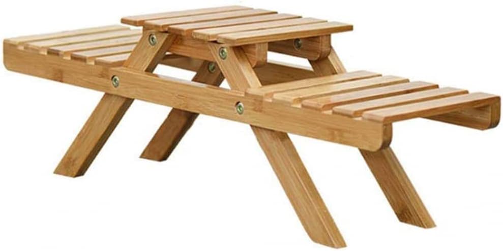 2 Tier Ladder Wood Folding Plant Stand D84652