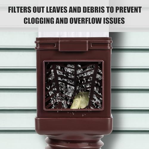 2 Pack Flexible Downspout Extension with Leaf Filter C920959