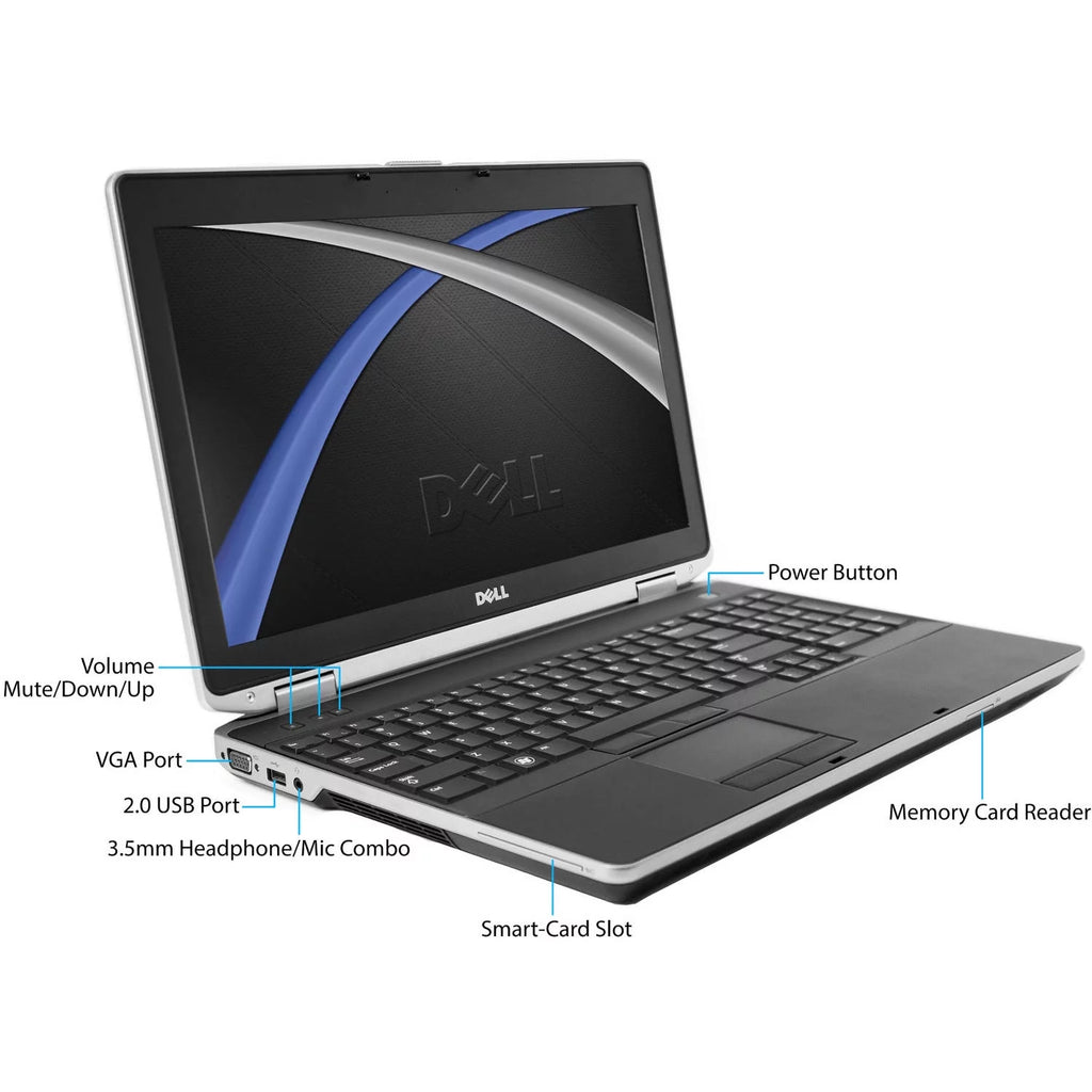 Black 15.6" Laptop PC with Intel Core i7-3520M Processor, 12GB Memory, 750GB Hard Drive and Windows 10 Pro G7774