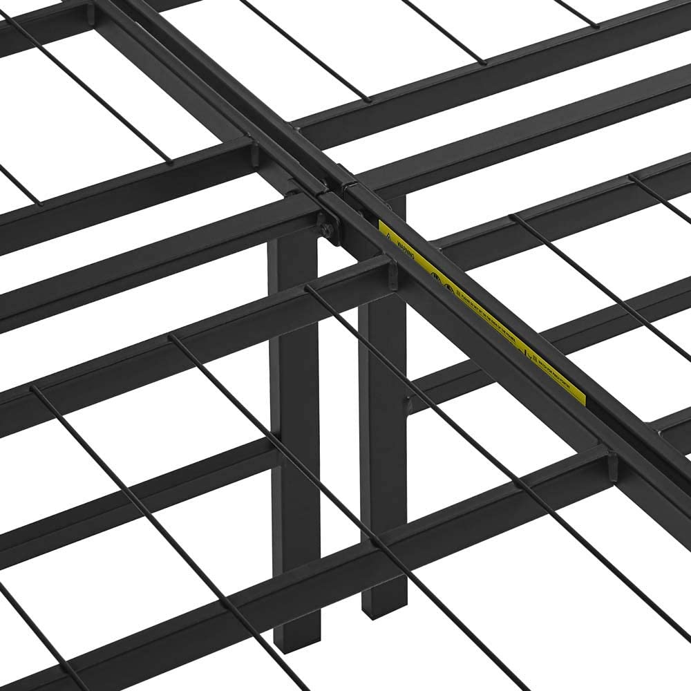 Black Queen Metal Platform Bed Frame X87371