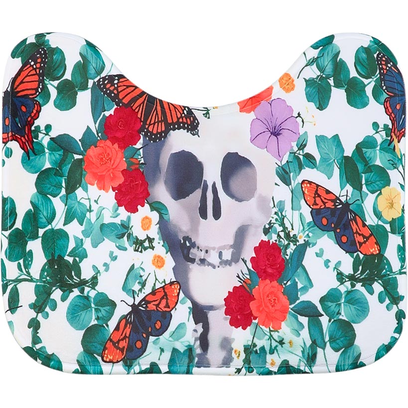 Skull, Flowers and Butterflies Halloween Bath Set 16 Pc.
