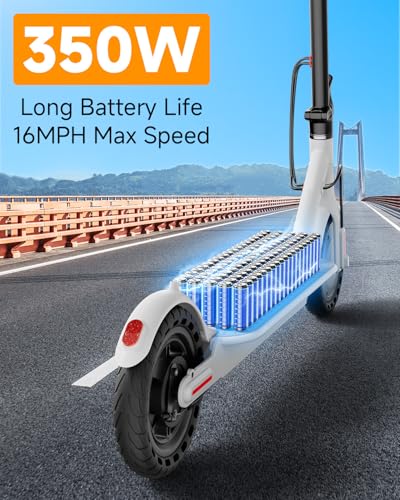 Electric Scooter with Seat, 16 Mph, 8.5'' Tire, 350W Motor Q1208