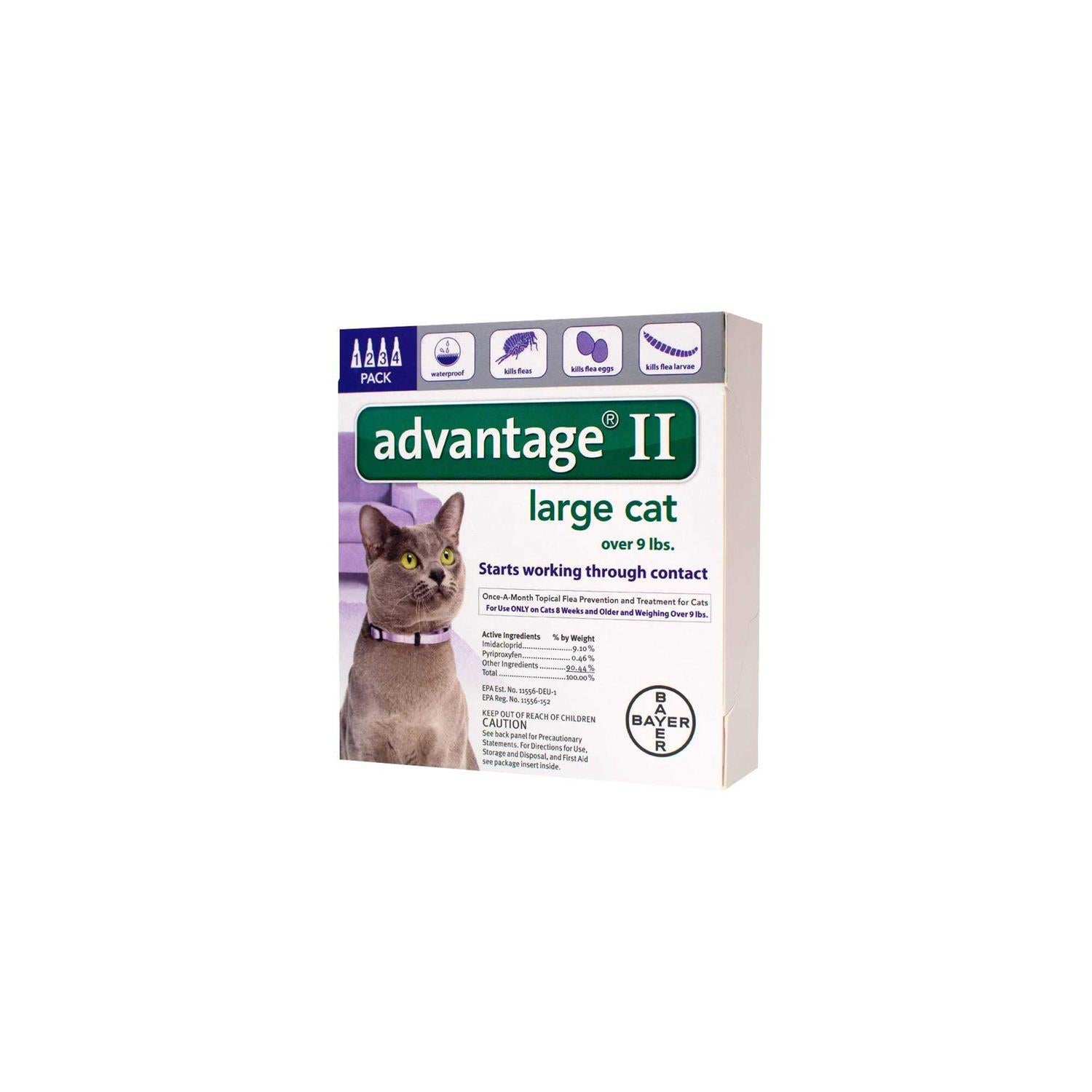 Advantage II Flea Treatment Cats G601