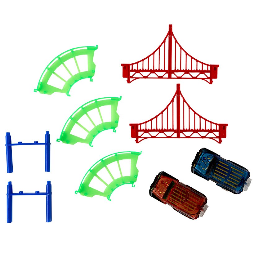 Glow-in-the-Dark 3-Tier Race Track 170-Pc.