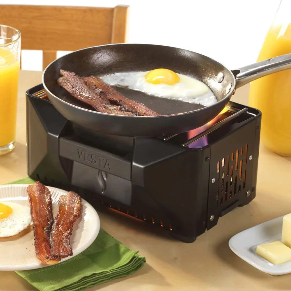 Compact Self-Powered Camping Heater & Stove D7844