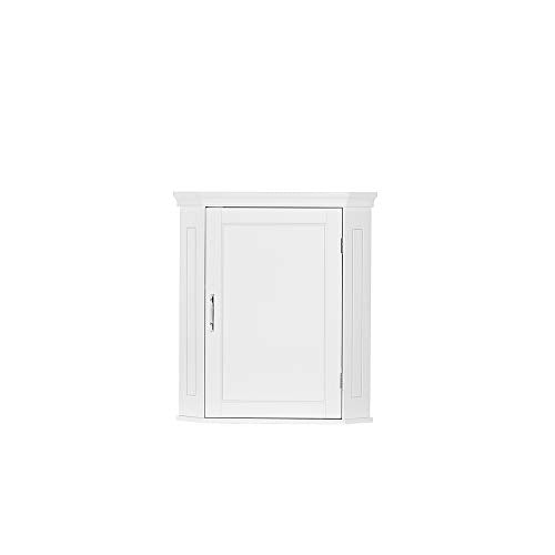 White Corner Storage Wall Cabinet P669211
