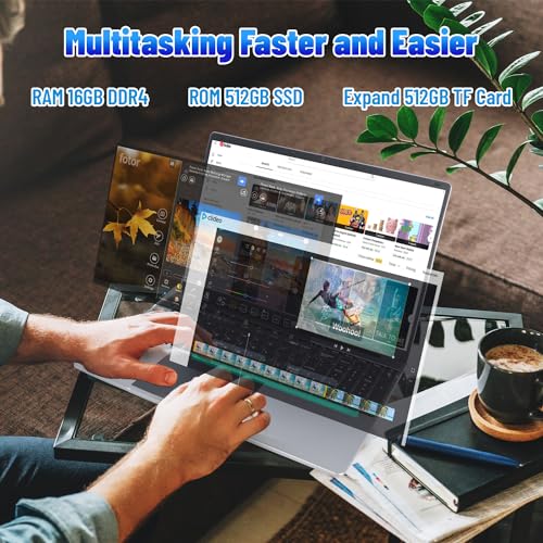 15.6" Laptop Computer with 16GB DDR4 512GB SSD and 1080P Full HD Display G403