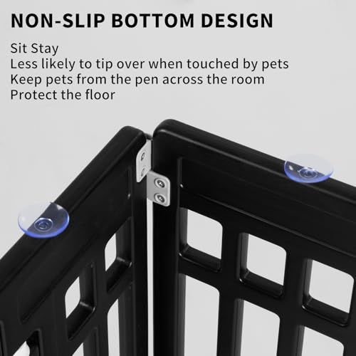 White 6 Panel Plastic Pet Playpen C868187